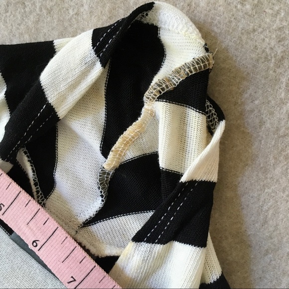 BOGO Lightweight Striped Sleeveless Cardigan - Picture 6 of 9